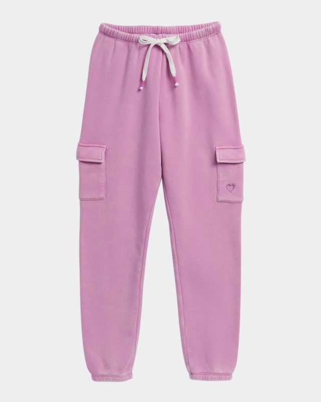 Girl's Midnight Cloud Sweatpants, Size 8-14